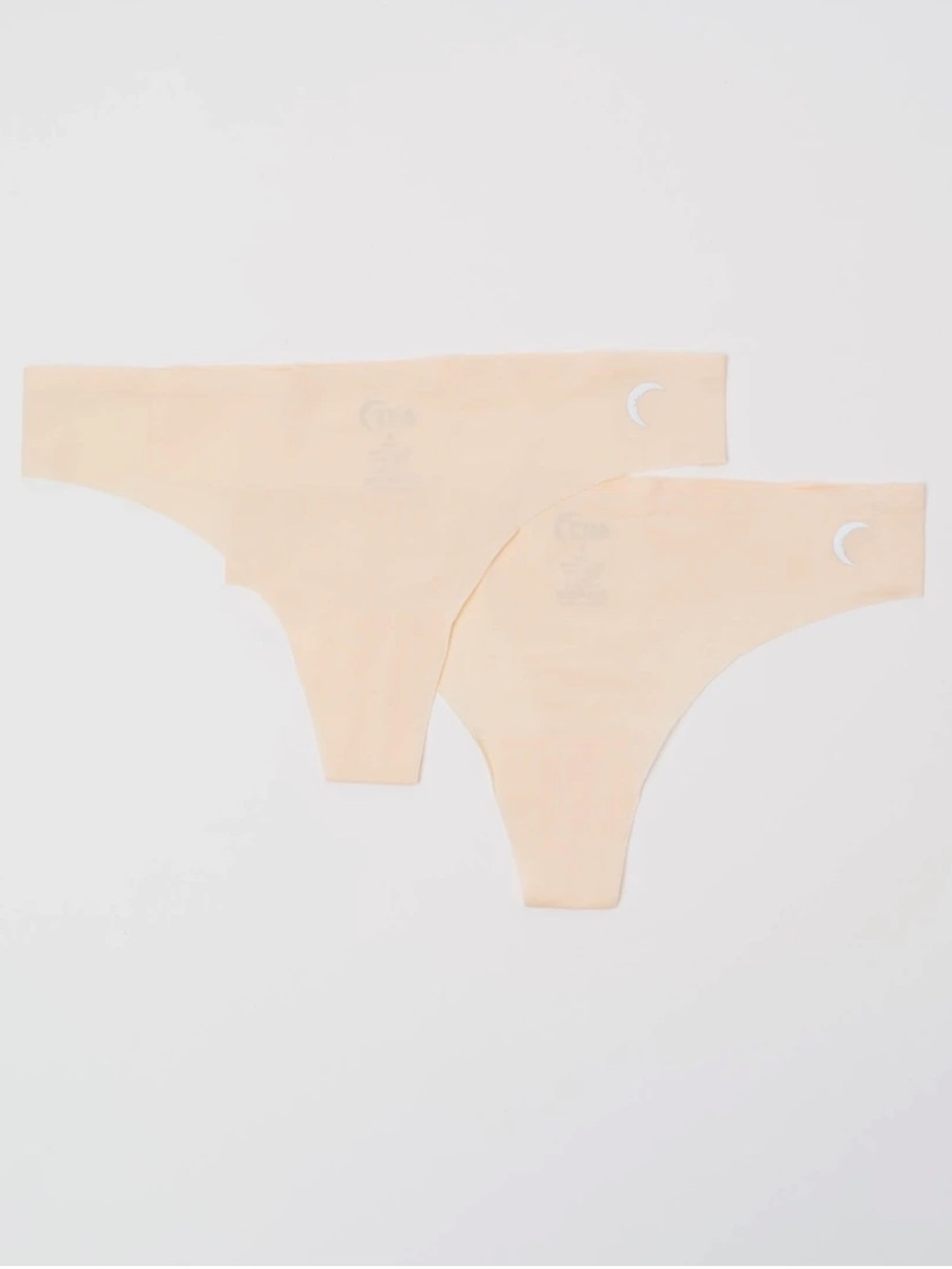 ZYIA Nude See Me Not Thong 1-Pack Moisture Wick No Tags-XS